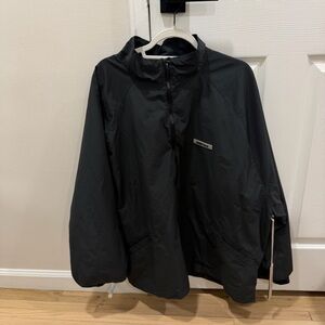 Fear of God Essentials Black Nylon Pullover Track Jacket Men Size XL